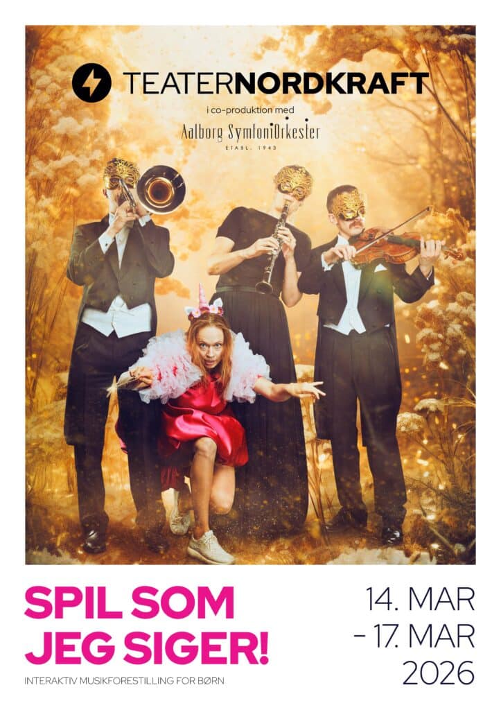 spilsom jeg siger plakat