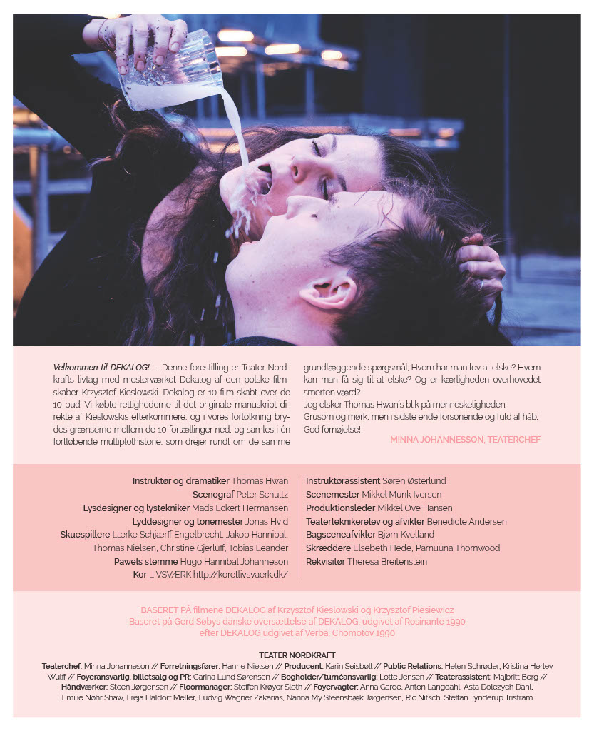 dekalog krediteringsliste